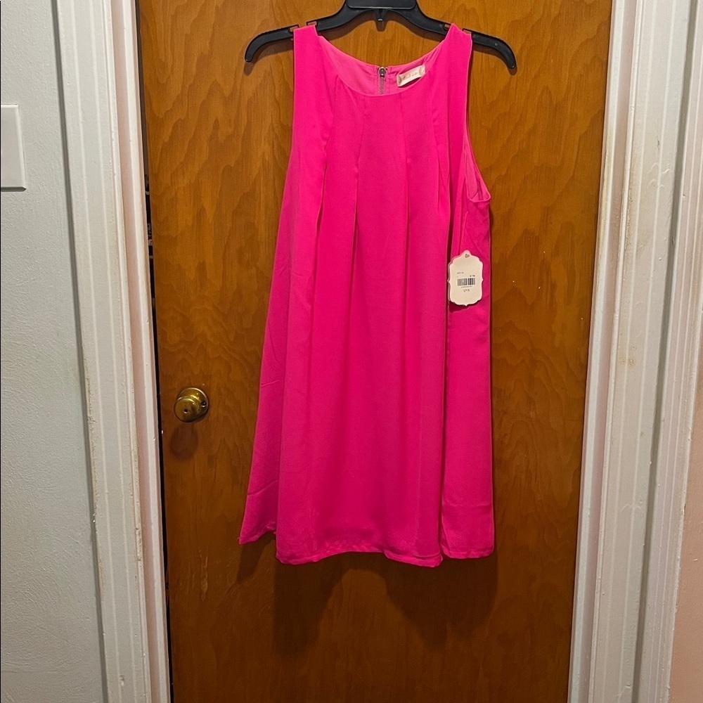 Altar'd State Bright Pink Sleeveless Dress
